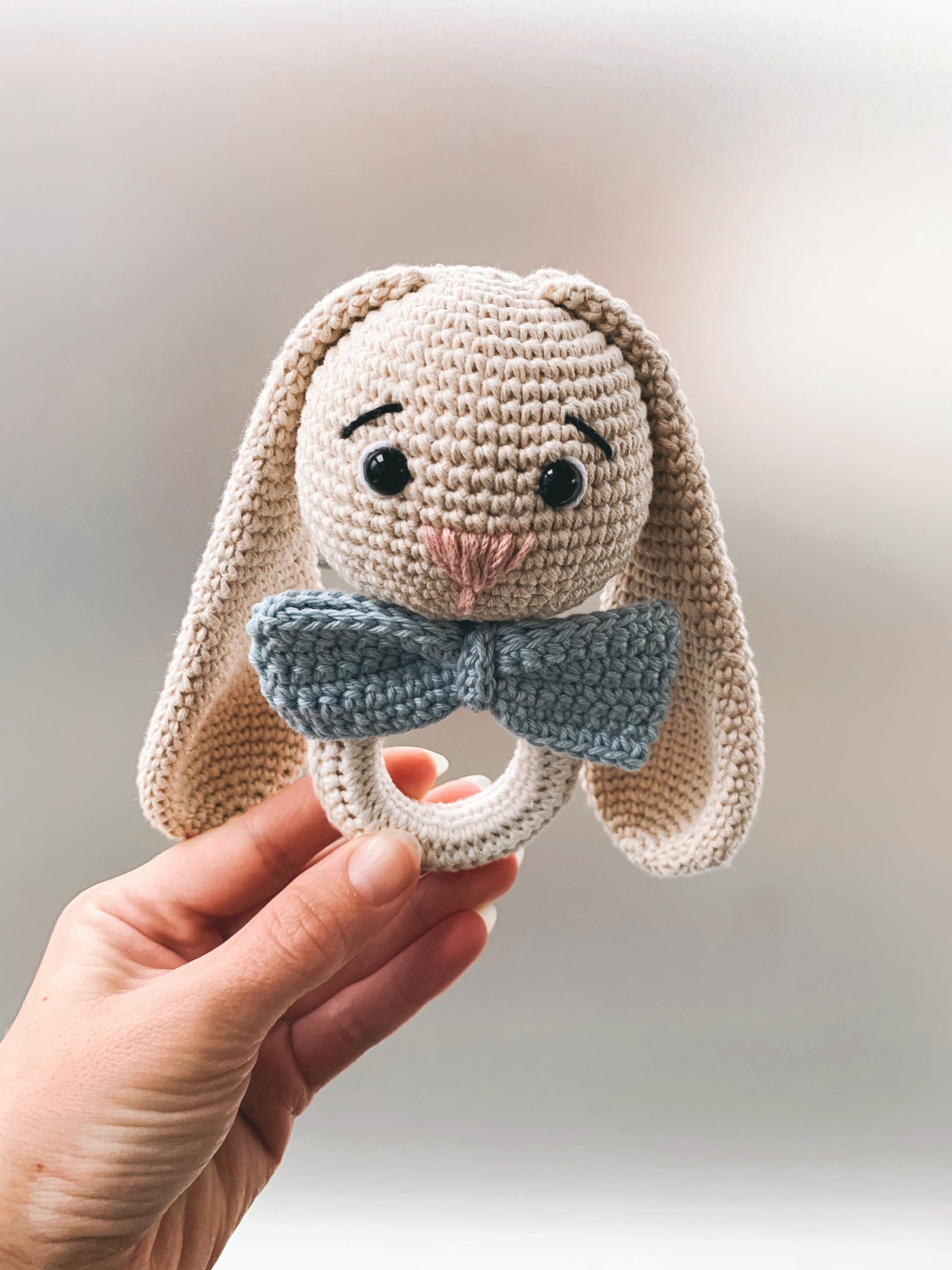 amigurumi pattern bunny rattle 